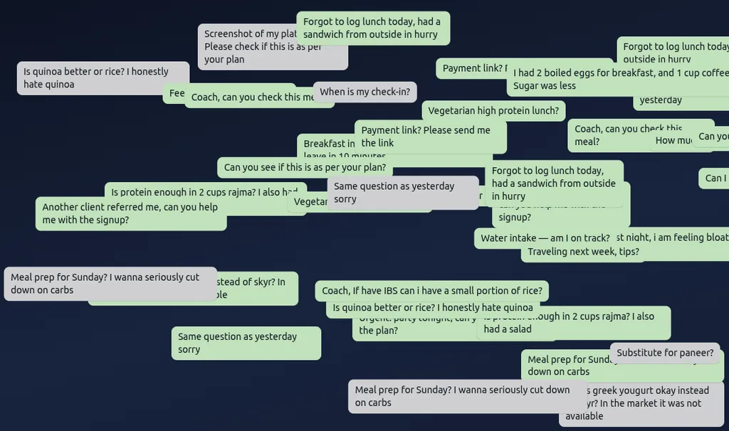 WhatsApp chaos in nutrition client management